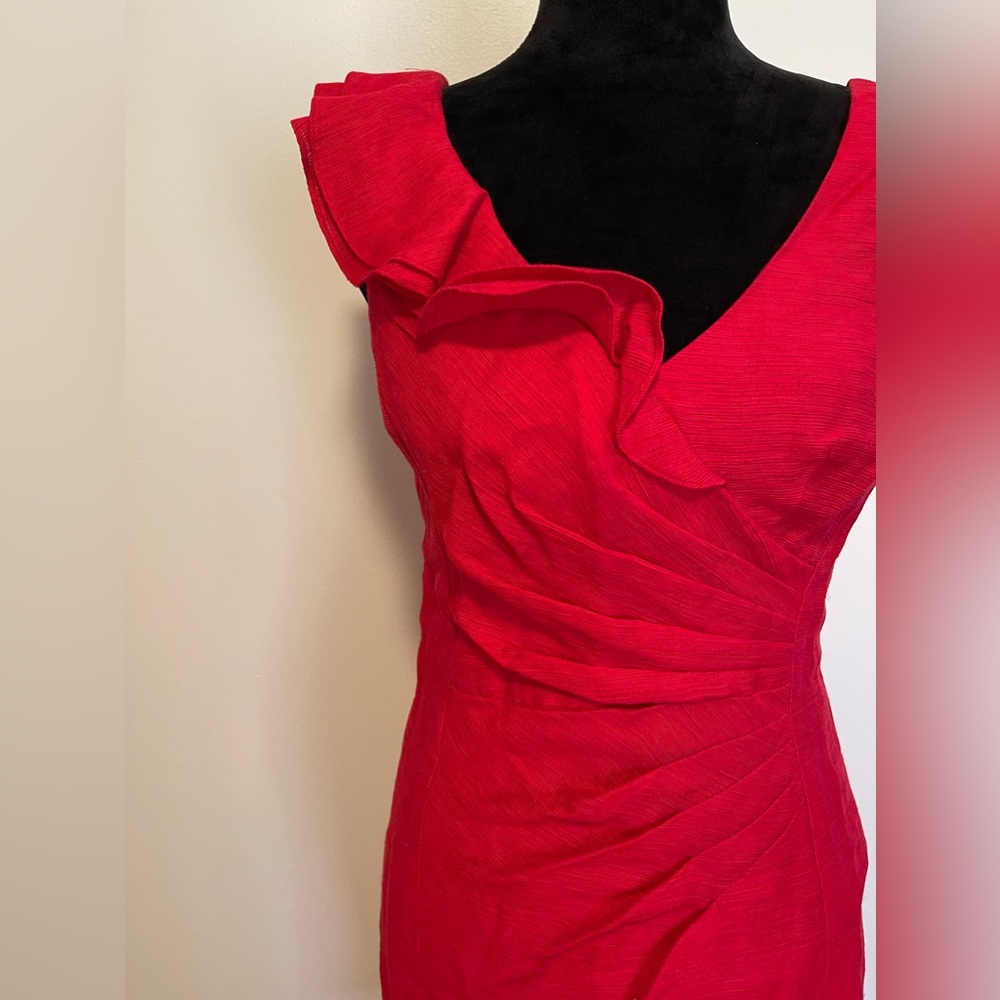 Nanette Lepore cocktail dress. Red, size 6.